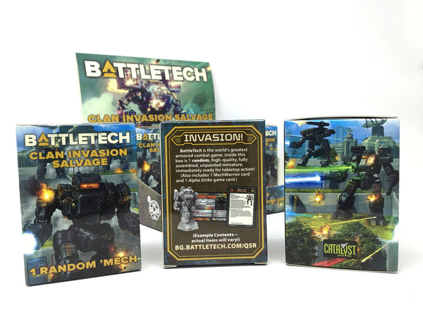 Battletech: Clan Invasion - Salvage Blind Box (1 pack)