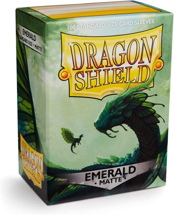 Dragon Shield Sleeves: Standard- Matte Emerald (100 ct.)