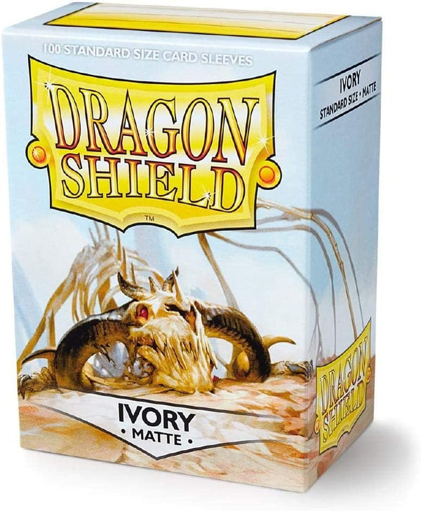 Dragon Shield Sleeves: Standard- Matte Ivory (100 ct.)