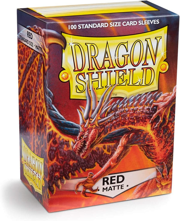 Dragon Shield Sleeves: Standard- Matte Red (100 ct.)