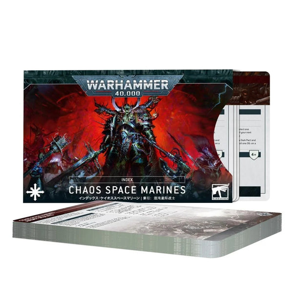 Chaos Space Marines: Index Cards (10th Ed)