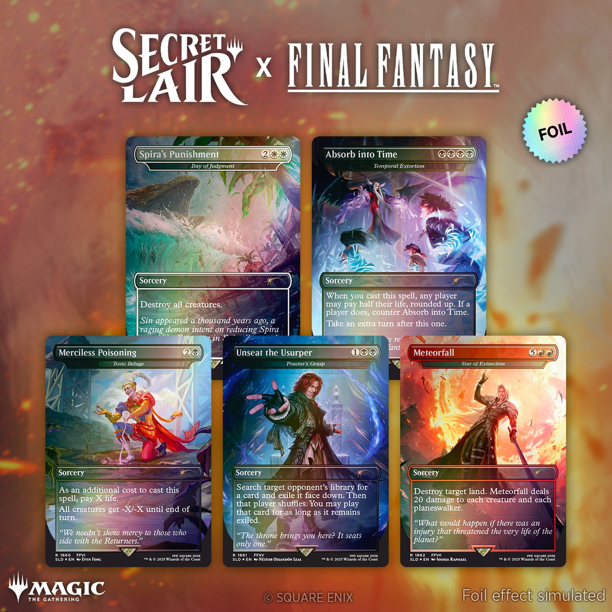 マジック：ザ・ギャザリング Secret Lair FINAL FANTASY Grimoire FOIL Secret Lair x FINAL FANTASY: Grimoire JP Foil Edition
