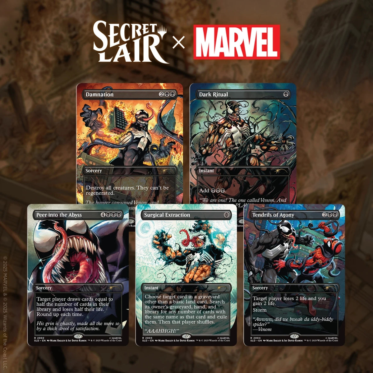 MtG: Marvel's Spider-Man - Venom Unleashed (Colors) (Secret Lair)