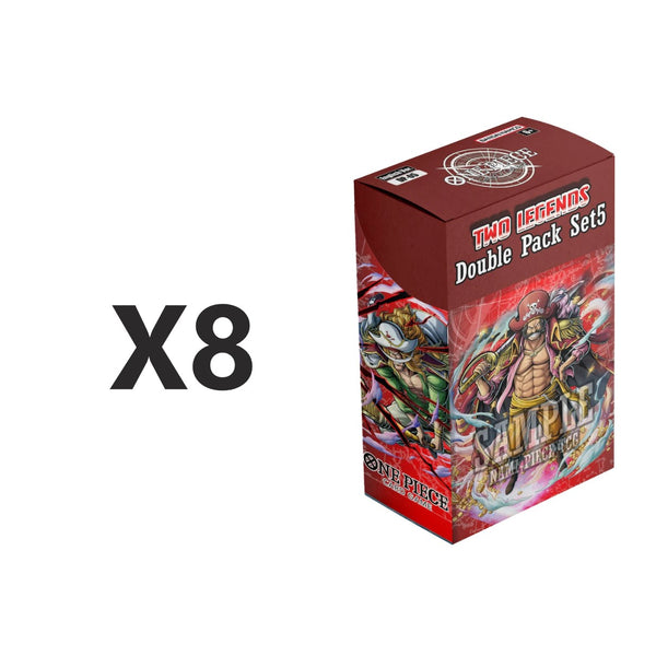 One Piece TCG: Two Legends Double Pack Set Display (8) (DP-05) (presale)