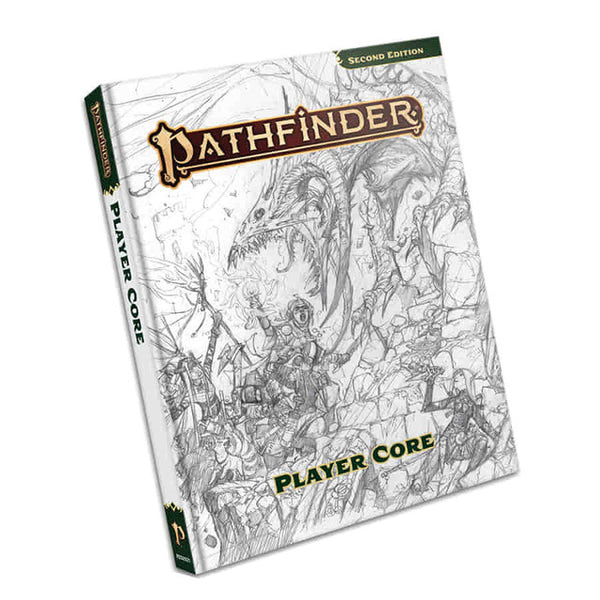 Pathfinder RPG, 2e: Player Core, Sketch Cover