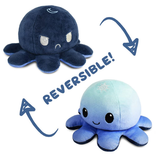 Plushiverse: Reversible Plushie 4in - Day N' Nite Octopus