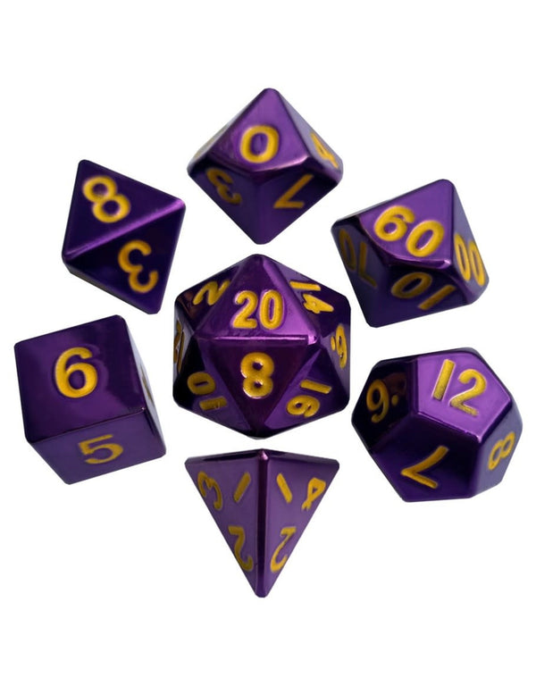 7-Die Set Metal: Purple Painted