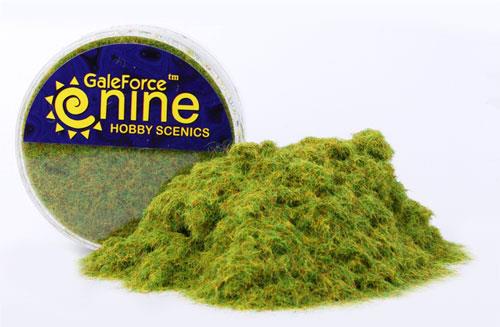 Basing: Hobby Round - Green Static Grass
