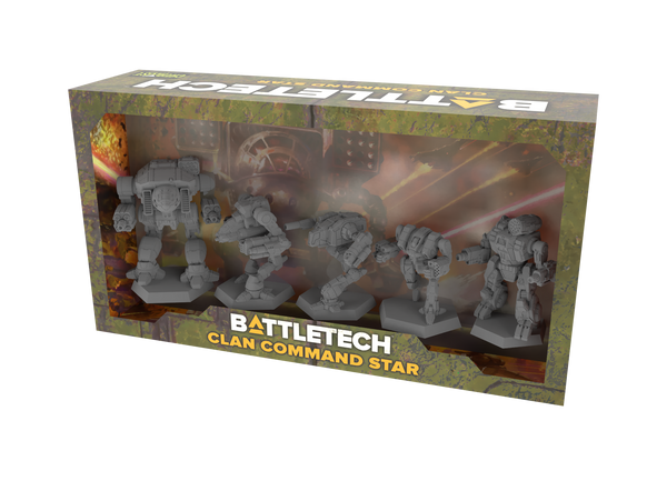 BattleTech: Clan Command Star Force Miniatures Pack