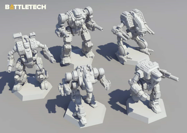 BattleTech: Clan Heavy Striker Star Force Miniatures Pack