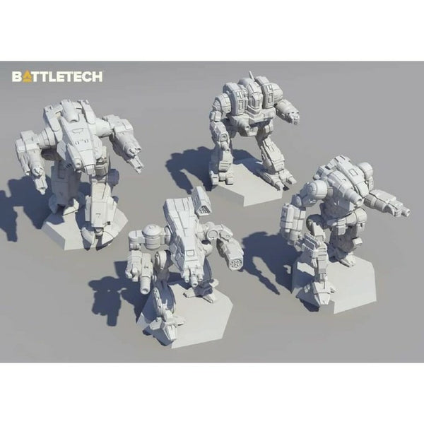 BattleTech: Inner Sphere Heavy Battle Lance Miniatures Pack