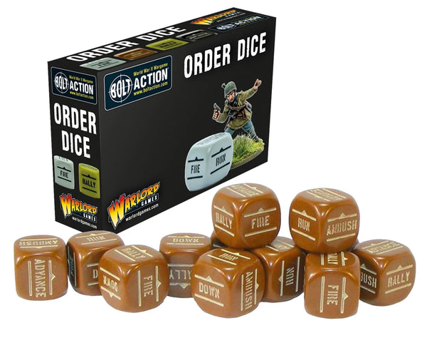 Bolt Action: Orders Dice pack - Brown