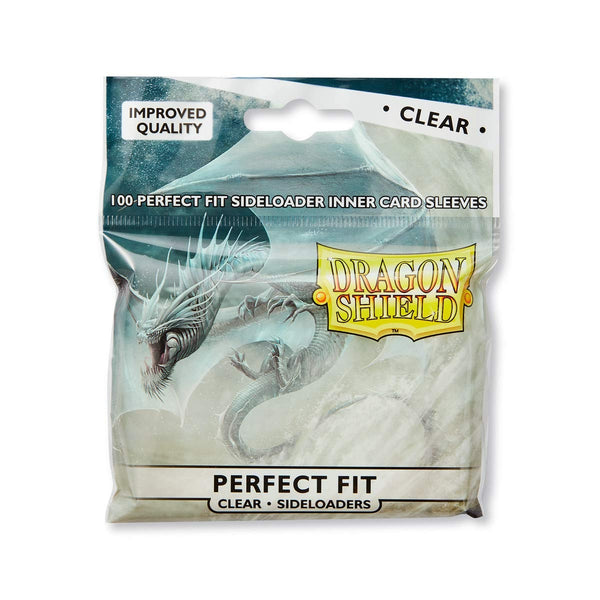 Dragon Shield Sleeves: Perfect Fit Sideloaders- Clear (100 ct. In bag)