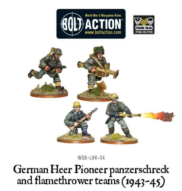 German Heer Pioneer Panzerschreck and Flamethrower Teams (1943-45)