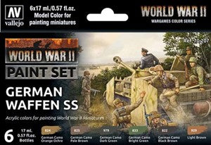 German Waffen SS (6) Paint Set