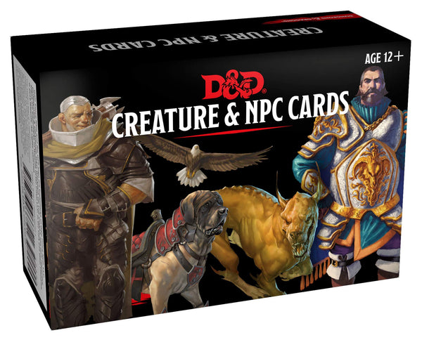 D&D 5e: Monster Cards- Creature & NPC Cards