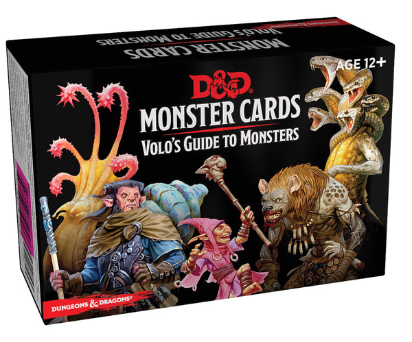 D&D 5e: Monster Cards- Volo's Guide to Monsters Deck
