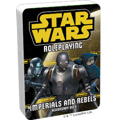 Star Wars Roleplaying: Imperials and Rebels 3 Adversary Deck