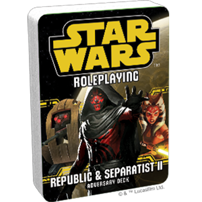 Star Wars Roleplaying: Republic and Separatist 2 Adversary Deck