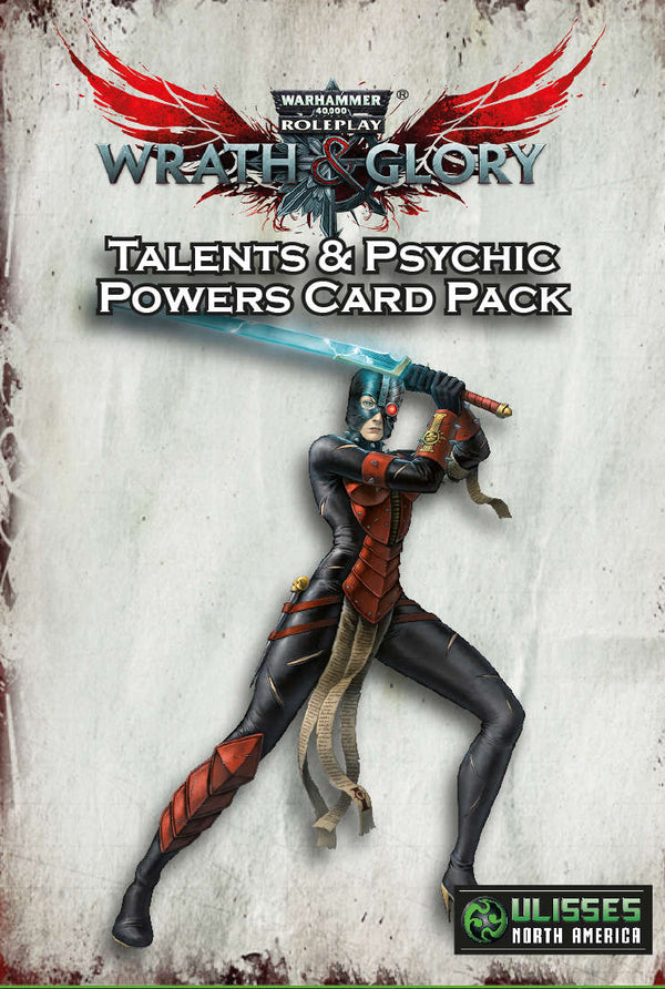 Warhammer 40K Wrath & Glory RPG: Character Talents and Psychic Powers Card Pack (55-Card Deck)