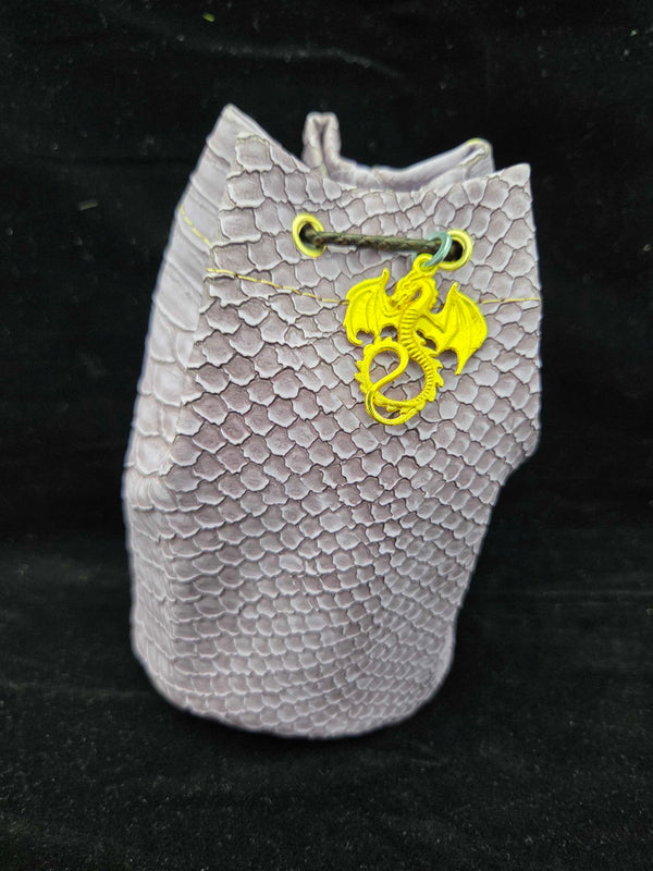 Dragon Scale Dice Bag - Lavender