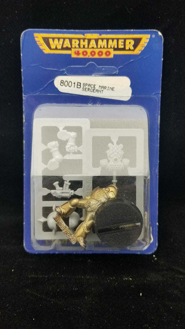 Space Marines: Veteran Sergeant w/ Auxiliary Grenade Launcher (oop metal)