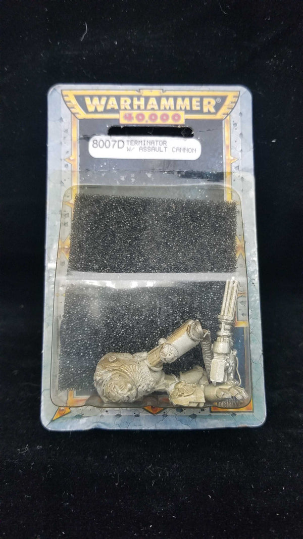 Space Marines: Terminator w/ Assault Cannon (oop metal)