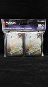 MtG: Bloomburrow Season Lands: Plains (Summer) - Matte Deck Protector Sleeves (100ct.)