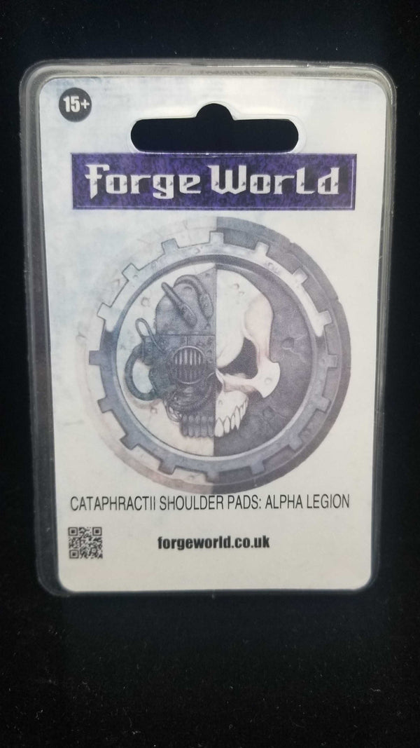 Horus Heresy: Cataphractii Shoulder Pads - Alpha Legion (Forgeworld)