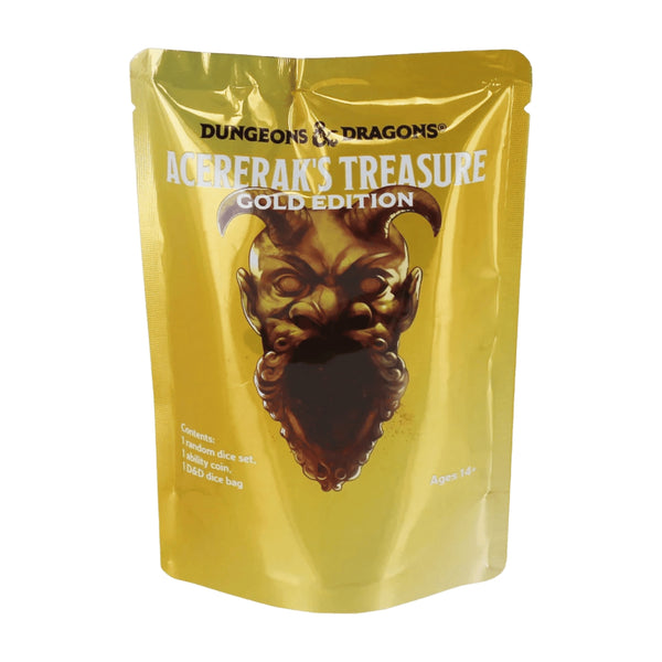 Acererak's Treasure Pack Dice Set, Gold Edition