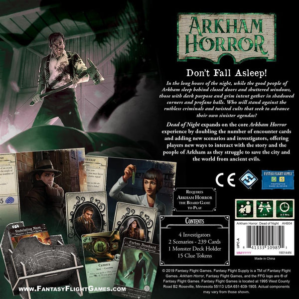 Arkham Horror: Dead of Night Expansion