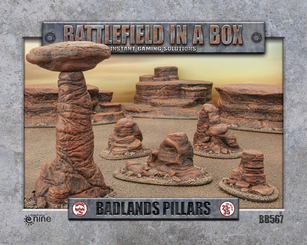 Battlefield in a Box: Badlands - Pillars
