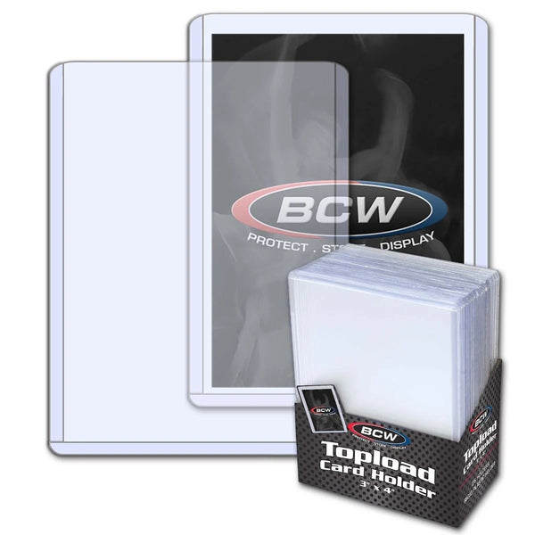 BCW: 3x4 Topload Card Holder - Standard