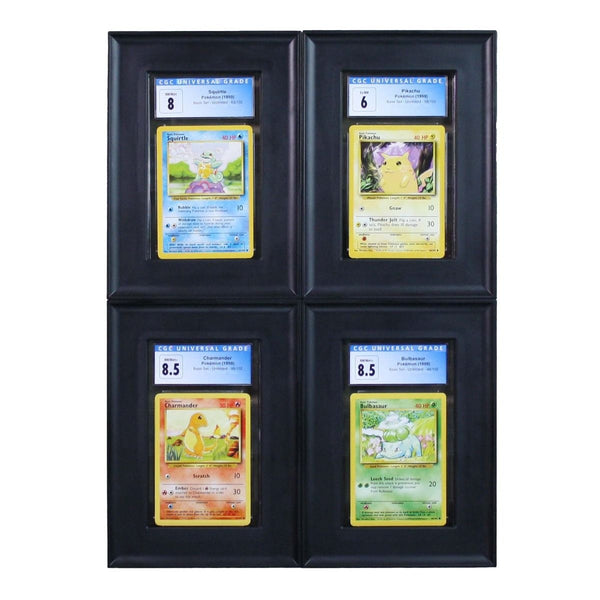 BCW: Interlocking Graded Card Frames - Black (4 Frames)