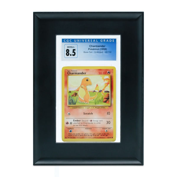 BCW: Interlocking Graded Card Frames - Black (4 Frames)