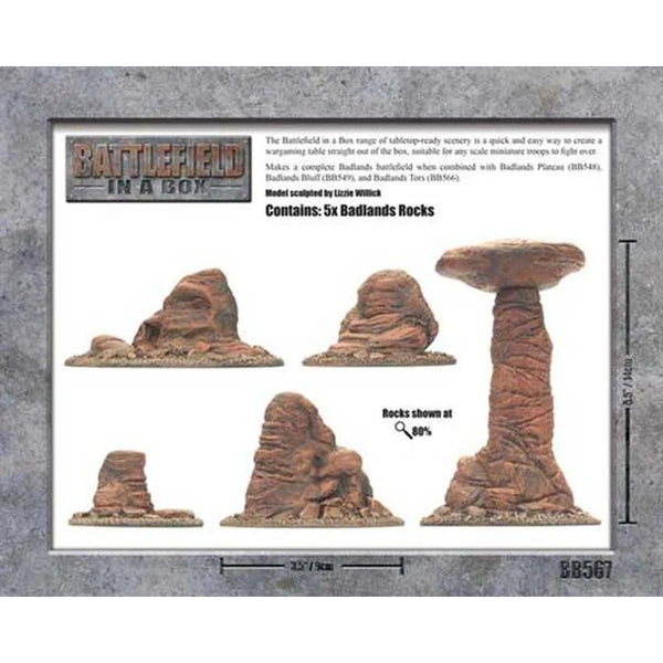 Battlefield in a Box: Badlands - Pillars