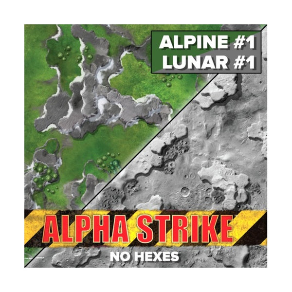 BattleTech: Battle Mat - Alpha Strike - Alpine/Lunar