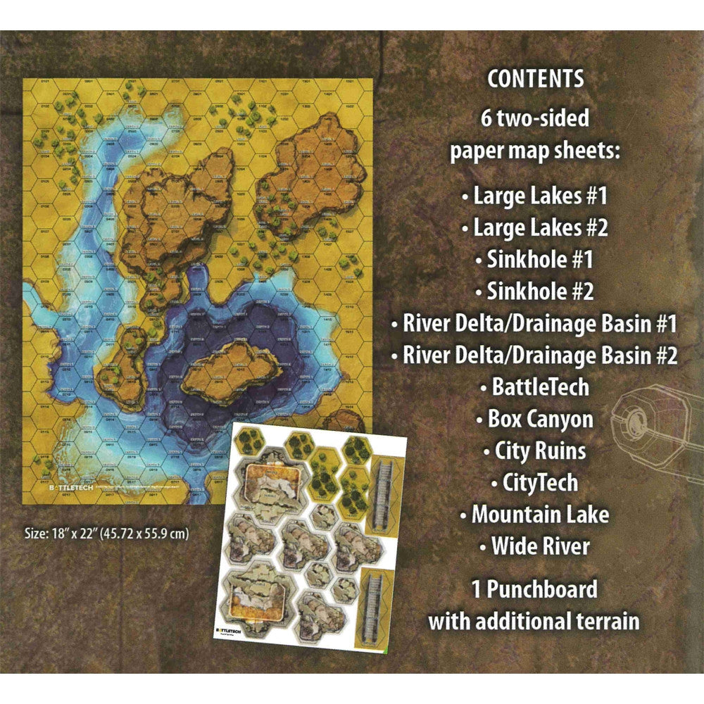 BattleTech: Map Pack - Savannah | Lazarus Games