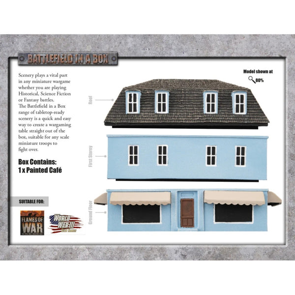 Battlefield in a Box: European - Café (Blue/Ivory - Limited Edition) (x1)