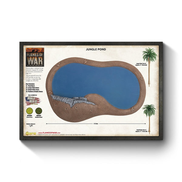 Battlefield in a Box: Features - Jungle Pond (x1)