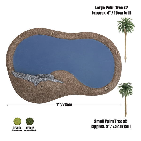 Battlefield in a Box: Features - Jungle Pond (x1)