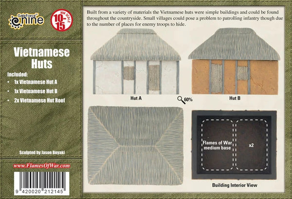 Battlefield in a Box: Features - Vietnamese Huts (x2)