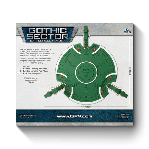 Battlefield in a Box: Gothic Sector - Eldar Landing Pad (x1)