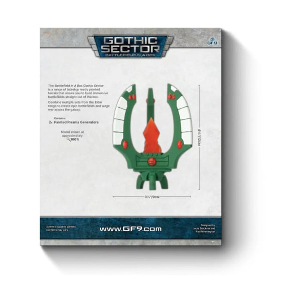 Battlefield in a Box: Gothic Sector - Eldar Plasma Generators (x2)