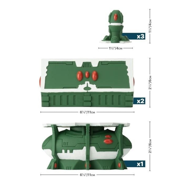 Battlefield in a Box: Gothic Sector - Eldar Scatter Terrain (x6)