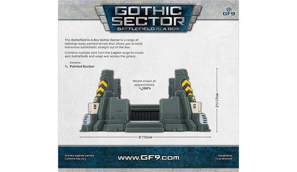 Battlefield in a Box: Gothic Sector - Legion Bunker (x1)