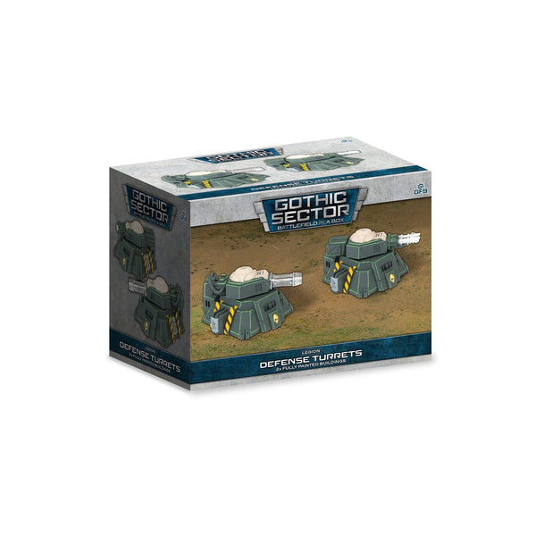 Battlefield in a Box: Gothic Sector - Legion Defense Turrets (x2)