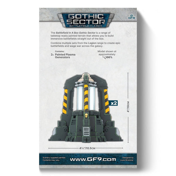 Battlefield in a Box: Gothic Sector - Legion Plasma Generators (x2)