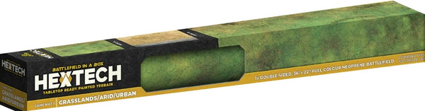 Battlefield in a Box: Hextech - Game Mat 1 - Grasslands/Arid/Urban