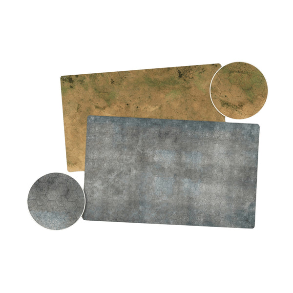 Battlefield in a Box: Hextech - Game Mat 2 - Arid/Urban